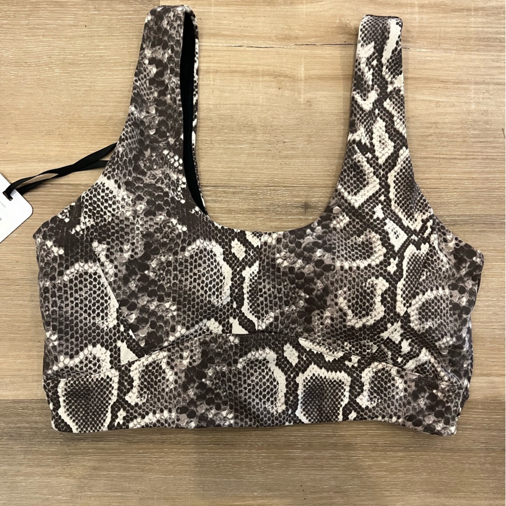 Varley Snake print sports Bra